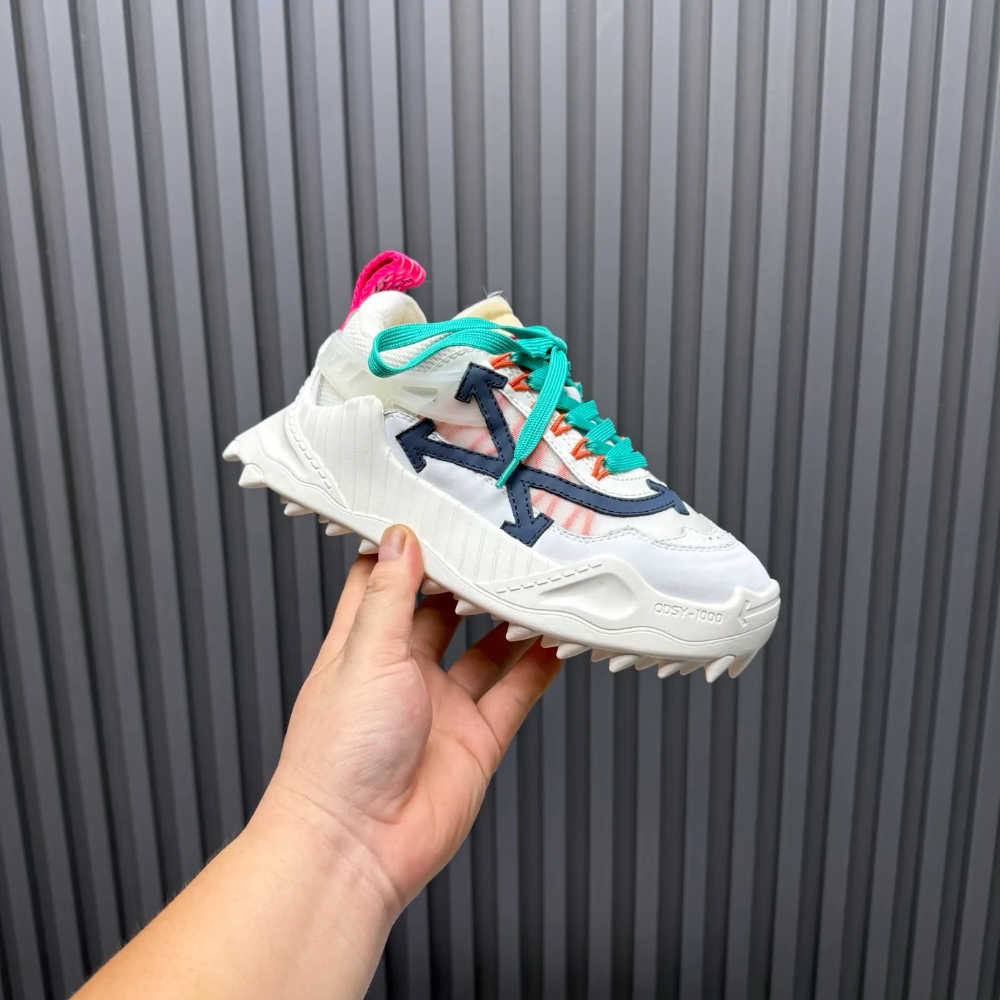 💰¥660 Trendy brand OFF WHITE classic popular style, combination outsole, official website original version 1:1 development top replica, ️Selected imported high mercerized frosted cowhide stitching breathable mesh ✔️Breathable lining, breathable and comfortable, simple and personalized design, official website rubber outsole, code number: ⚡️Couple style ⚡️35-40 women's model, 39-46 men's model (46 customized)